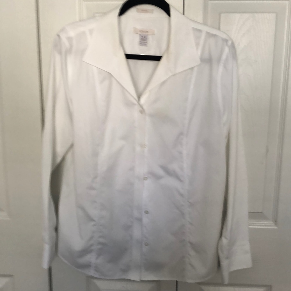 Chico’s white no-iron shirt